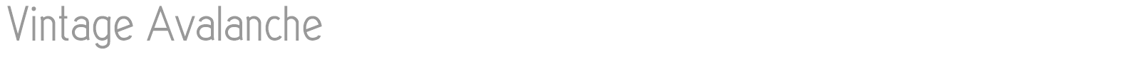 Vintage Avalanche font preview